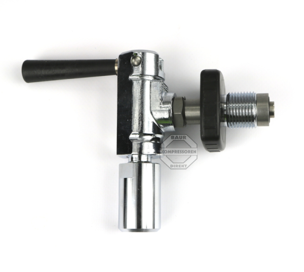 Preview: BAUER 85877-F03 Kipphebelfüllventil PN200 mit Handrad G5/8", Direktanschluss